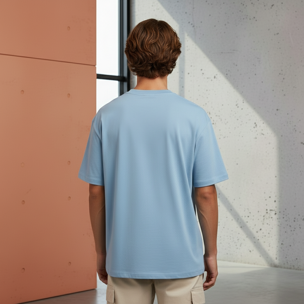 Men's Oversized Retro Print T-Shirt