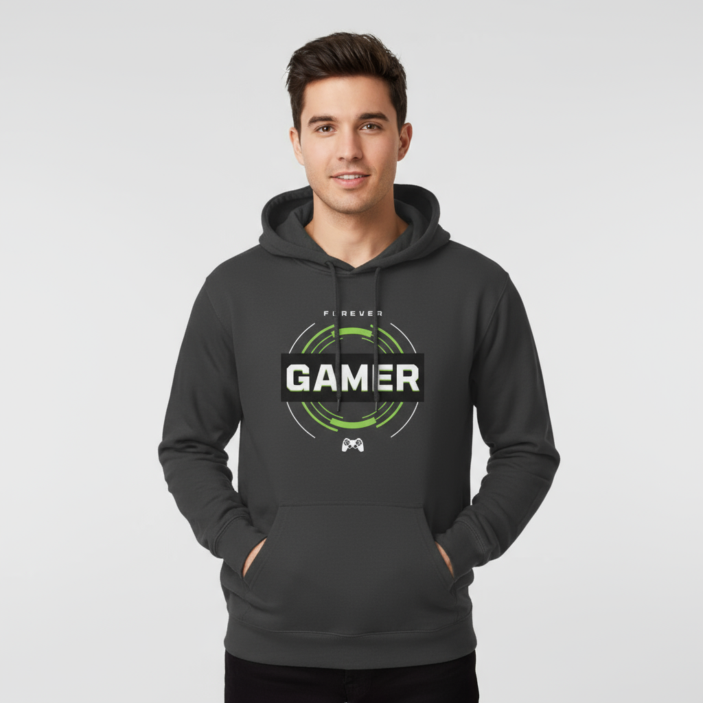 Men's Hoodie Gamer Print