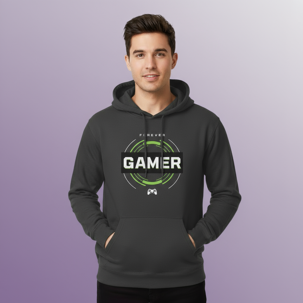 Men's Hoodie Gamer Print