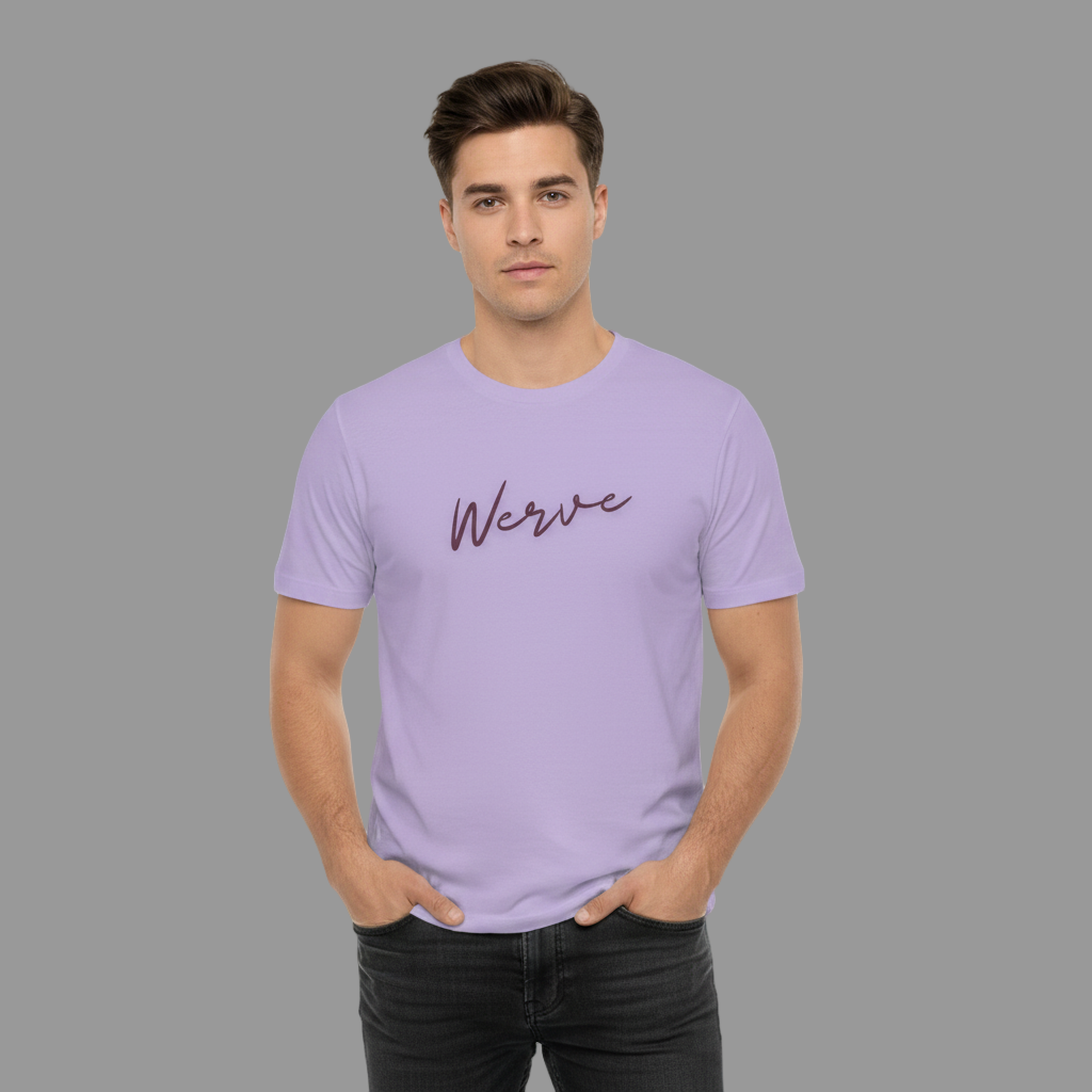 Men's Short Sleeves T-Shirt Werve Print