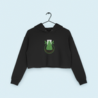 Women's Crop Hoodie Save Tree print