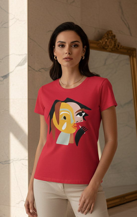 Women's Regular T-Shirt Art Print