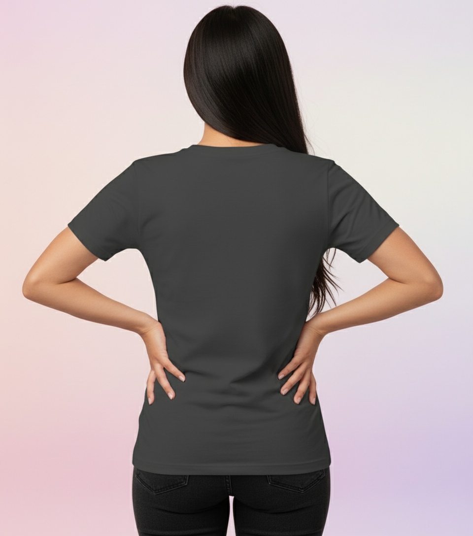 Women's Regular T-Shirt Stop Editing Yourself Print