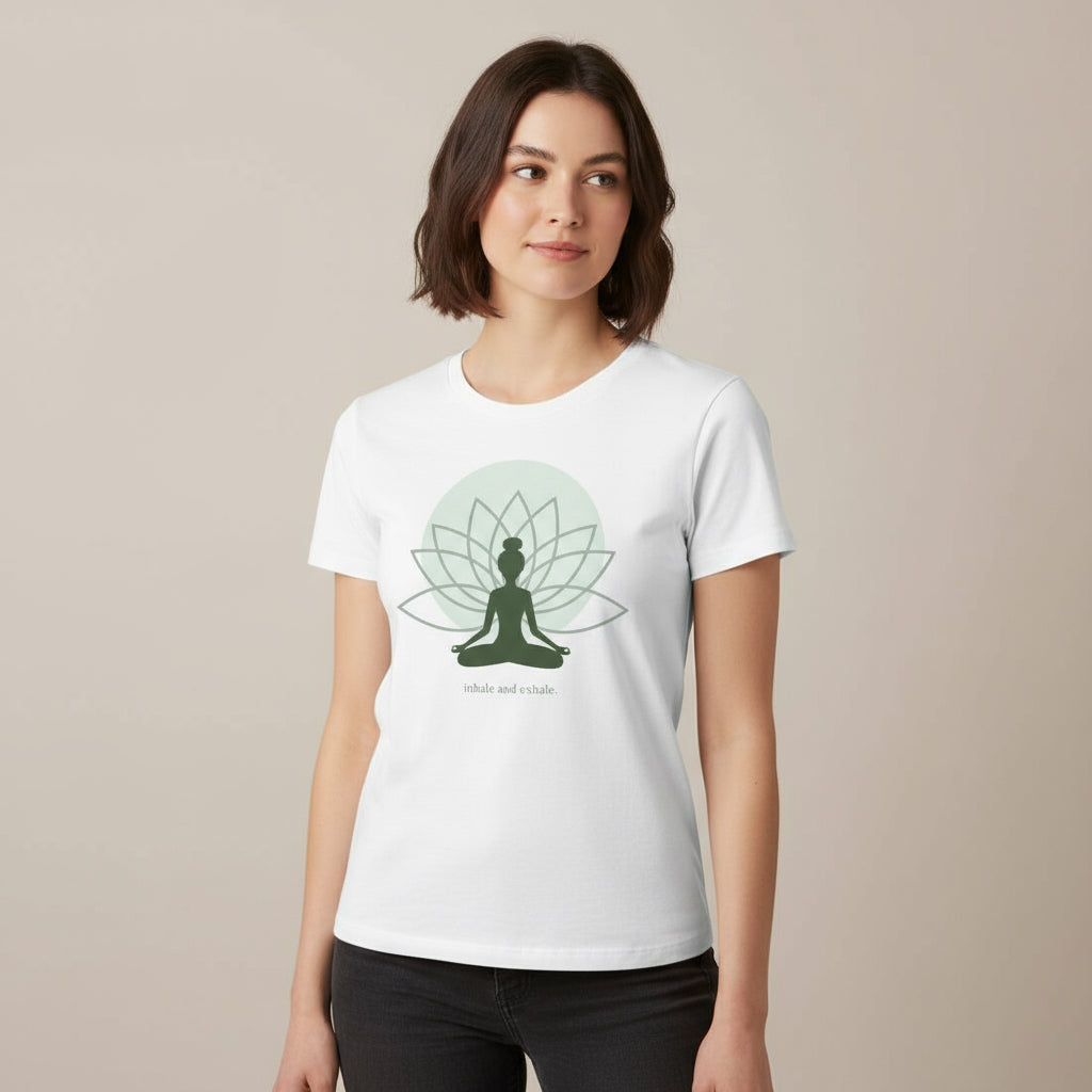 Women's Regular T-Shirt breathe and relax print