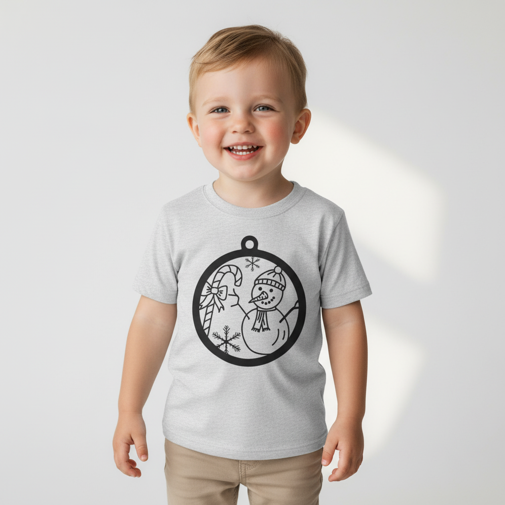 Toddlers T-shirt Christmas Print