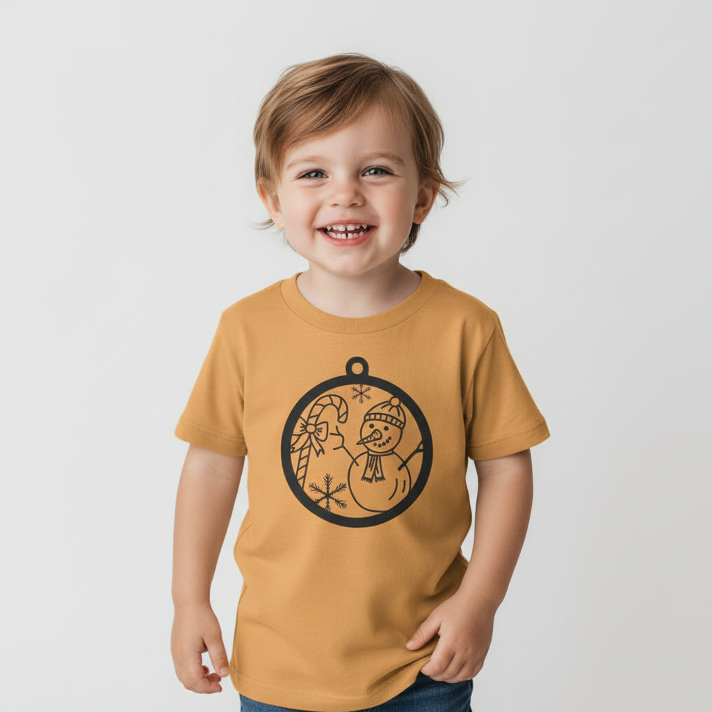 Toddlers T-shirt Christmas Print