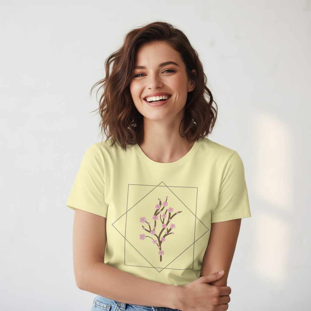 Women's Regular T-Shirt Floral Print