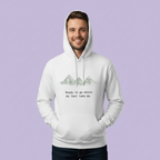 Men's Hoodie Mountain Print