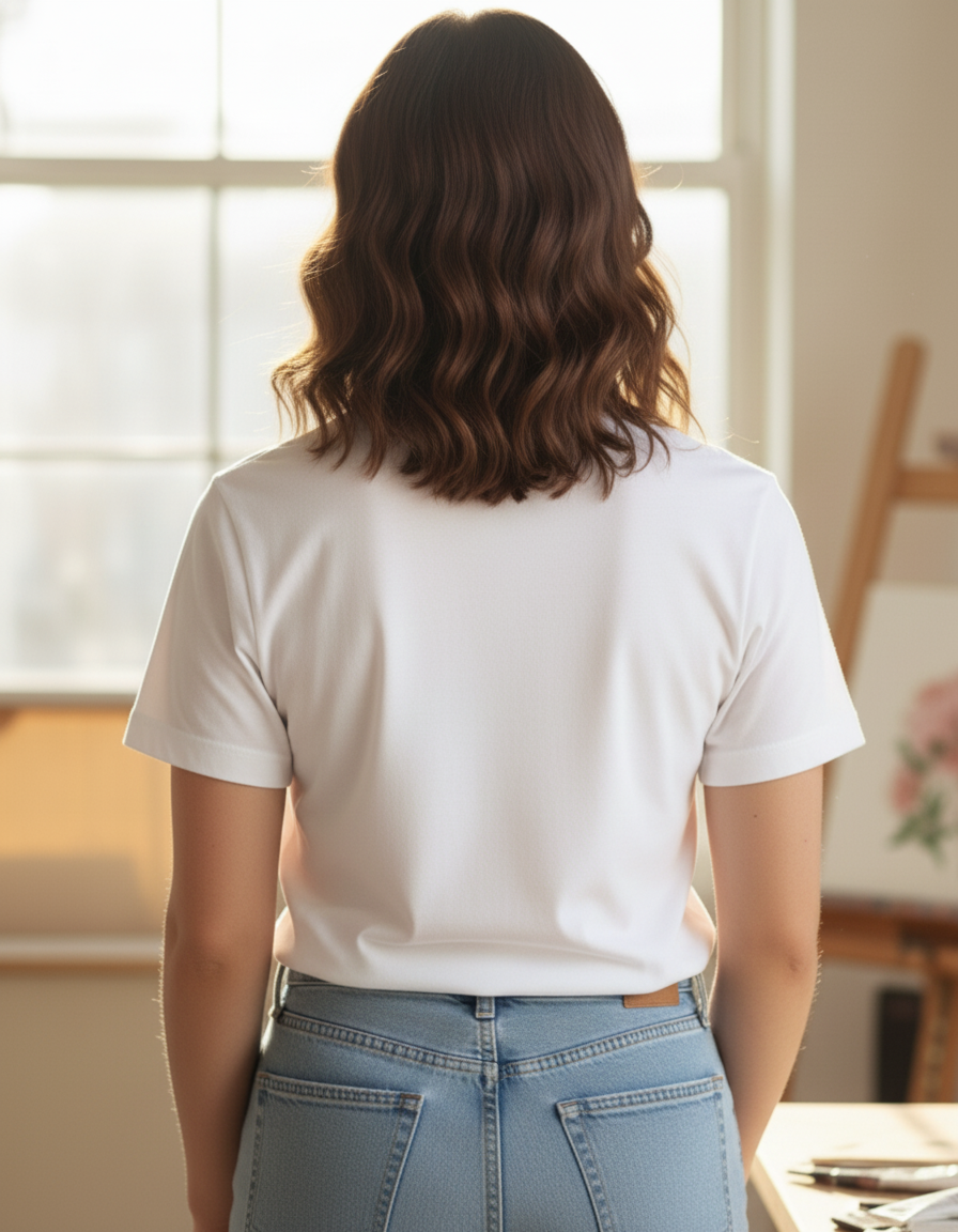 Women's Regular T-Shirt Floral T-Shirt