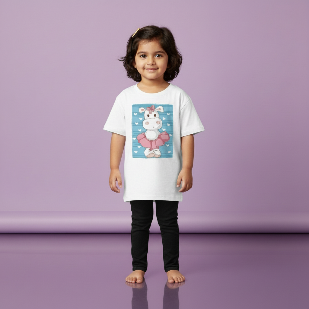 Toddlers Half Sleeves T-Shirt cartoon Print