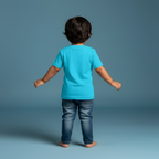 Toddlers Half Sleeves T-Shirt cartoon Print