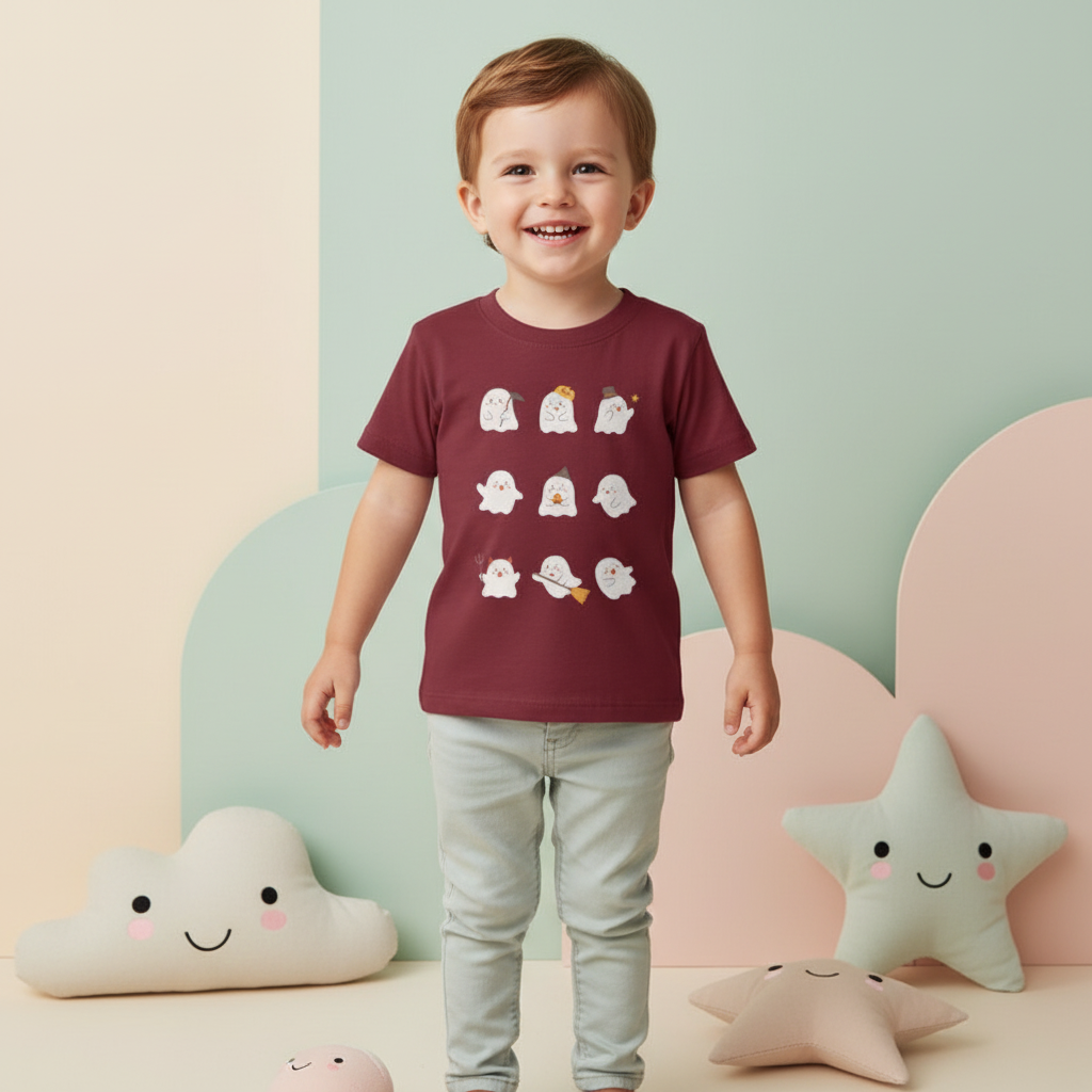 Toddler's T-Shirt Halloween Print