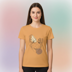 Women's Regular T-Shirt Butterfly Art Print