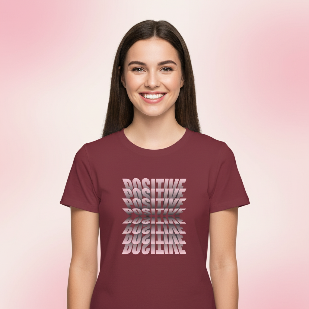 Women's Regular T-Shirt Positive Print