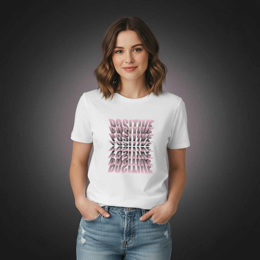 Women's Regular T-Shirt Positive Print