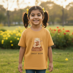 Toddlers T-Shirt Sweet Bear Print