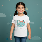 Toddler's T-Shirt Mew Cat Print
