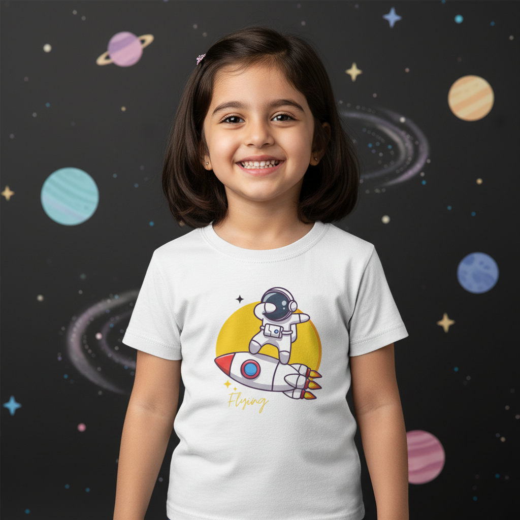 Toddler's Unisex T-shirt Astronaut Print