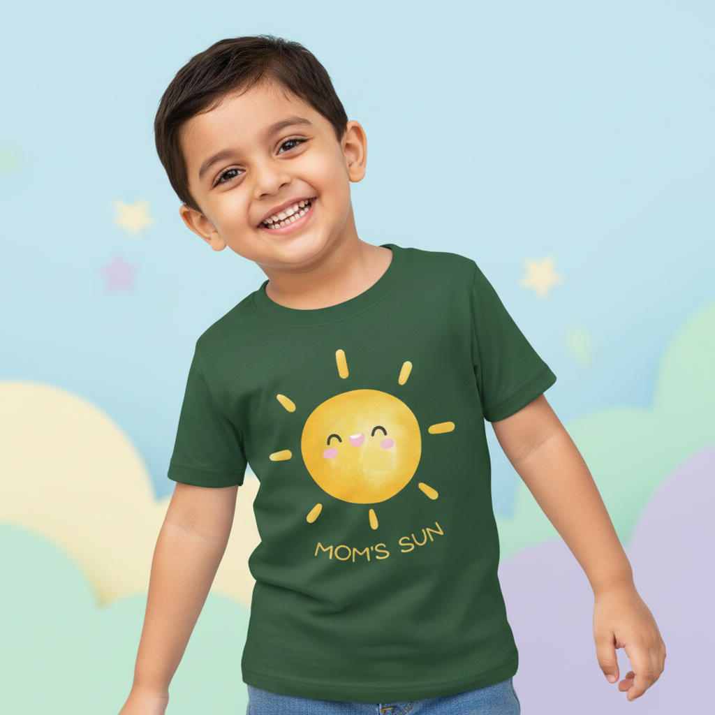 Toddler's Unisex T-shirt Mom's Son Print