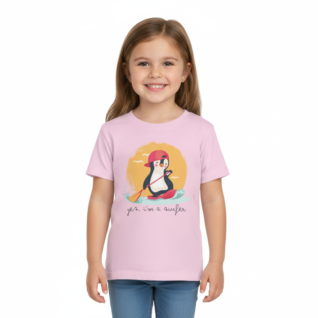 Toddler's Unisex T-shirt Penguin Print