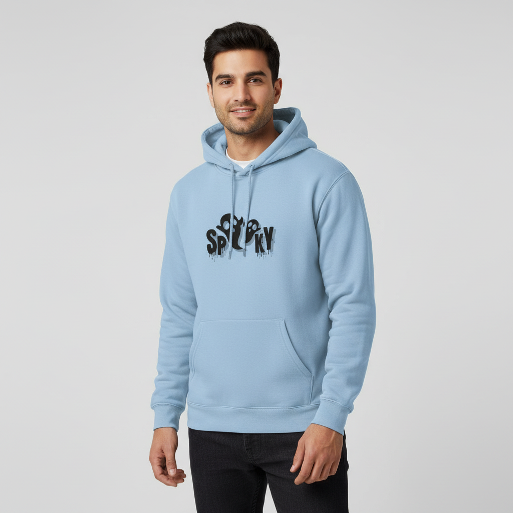 Men's Hoodie Spooky Print