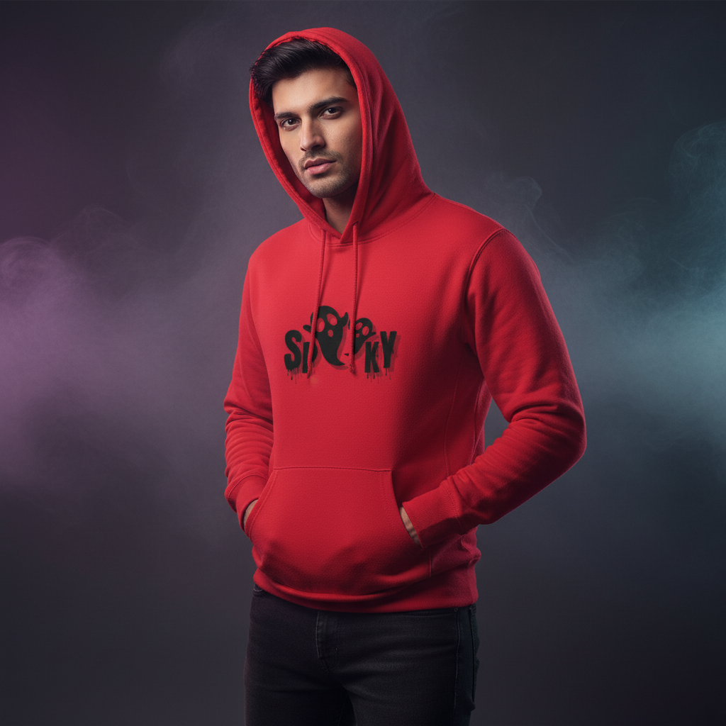 Men's Hoodie Spooky Print