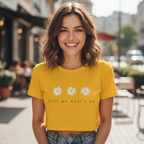 Women's Crop Top Floral Print