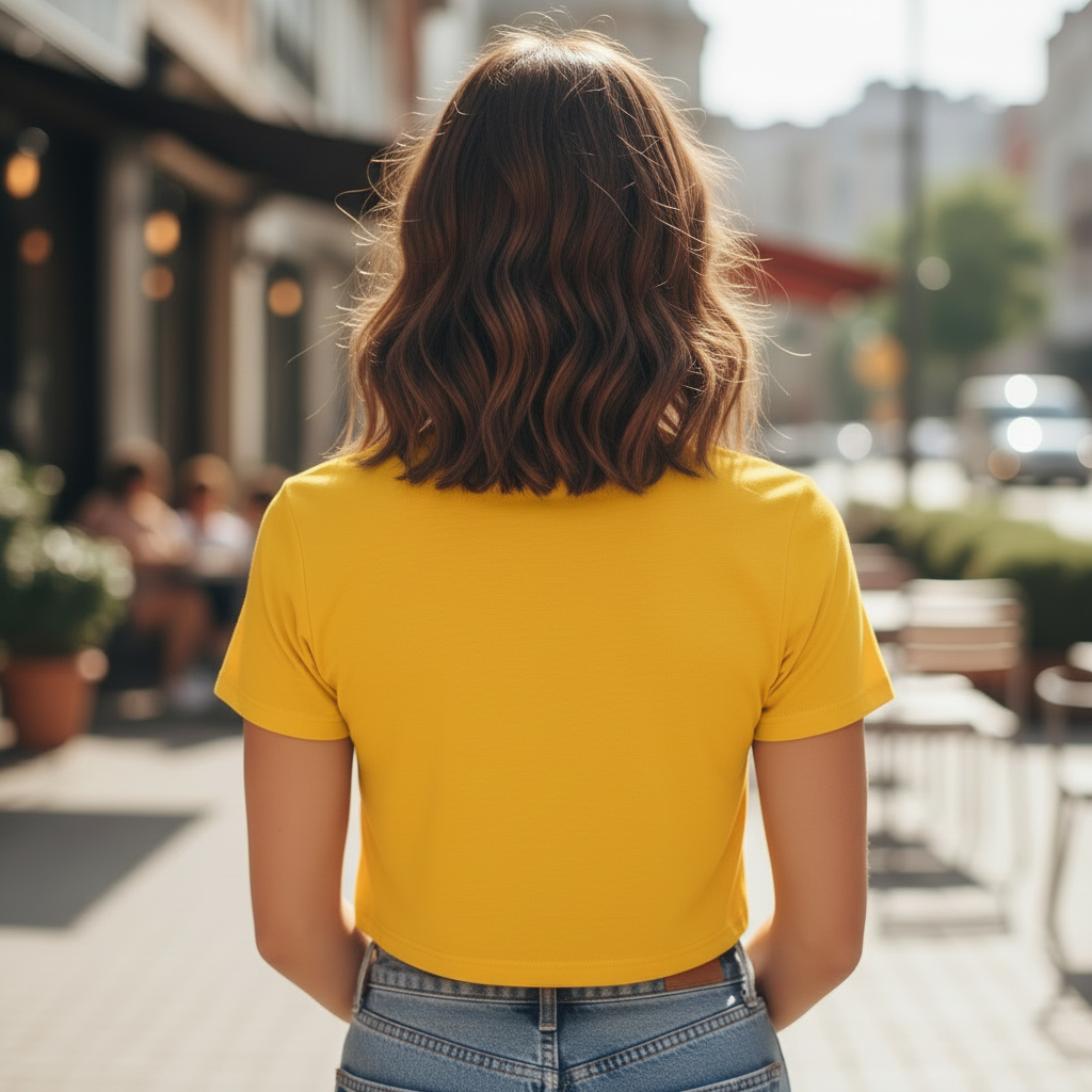 Women's Crop Top Floral Print