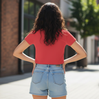 Women's Crop Top Floral Print