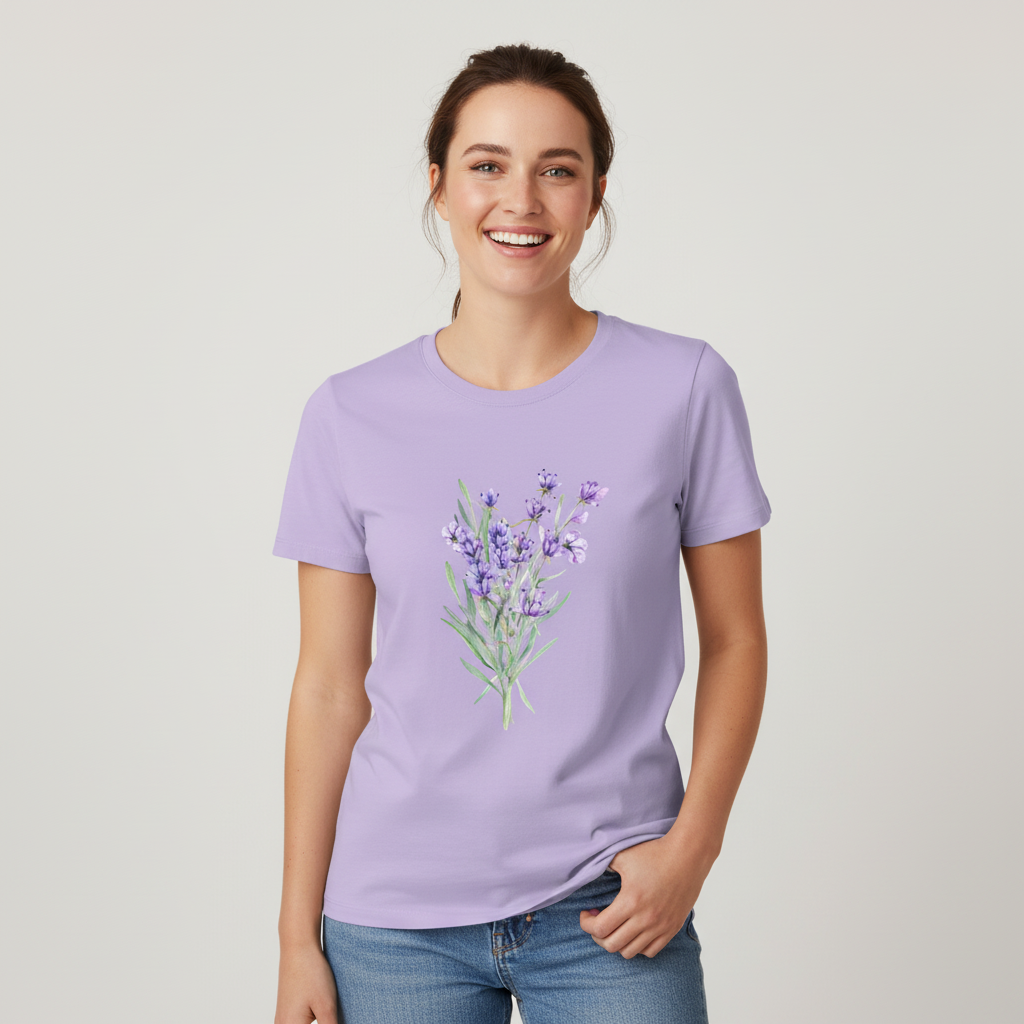 Women's Regular T-Shirt Floral Print