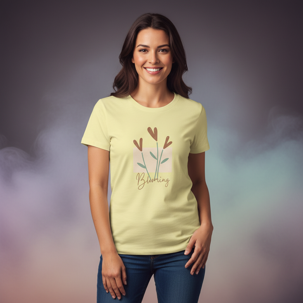 Women's Regular T-Shirt Floral Print