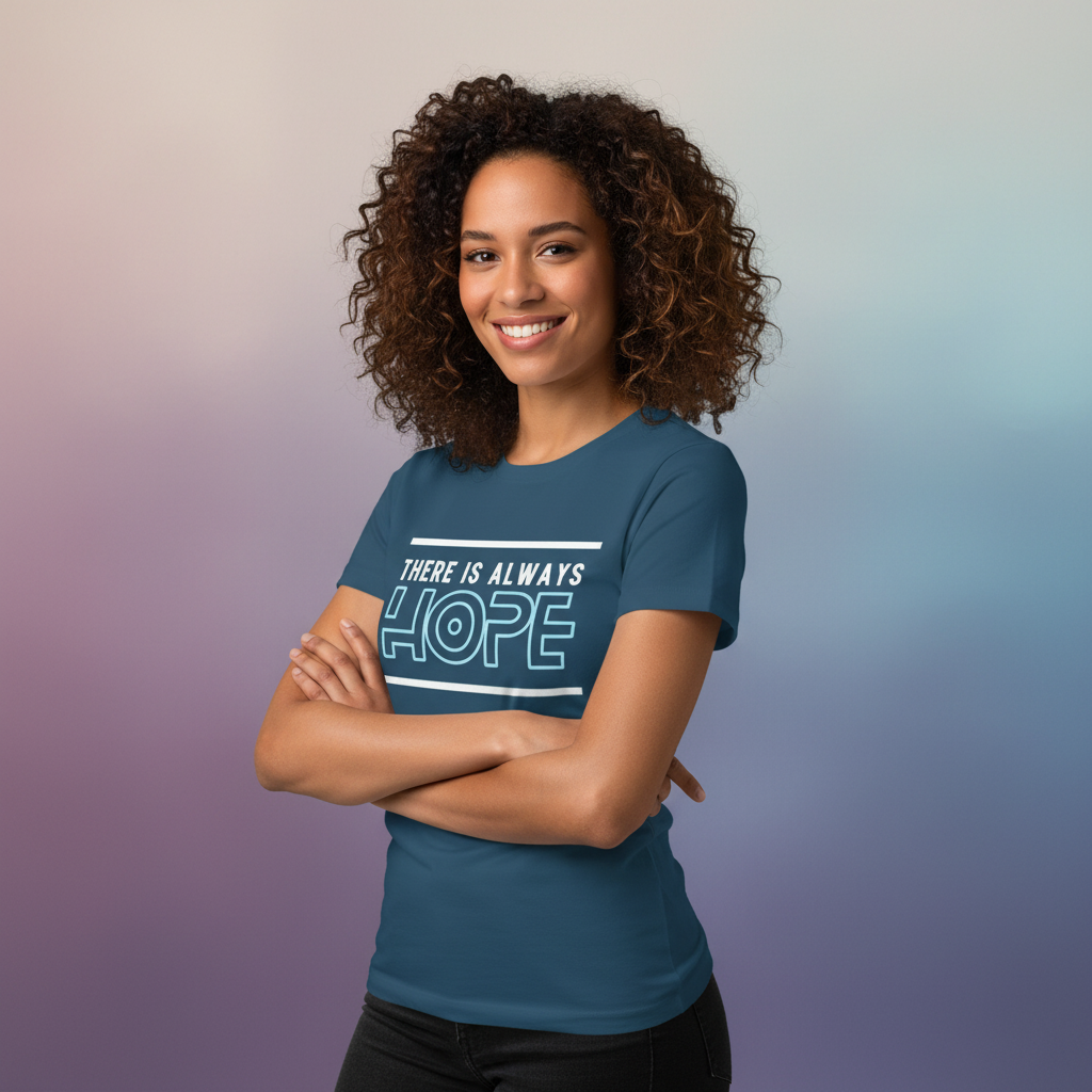 Women's Regular T-shirt Hope Print