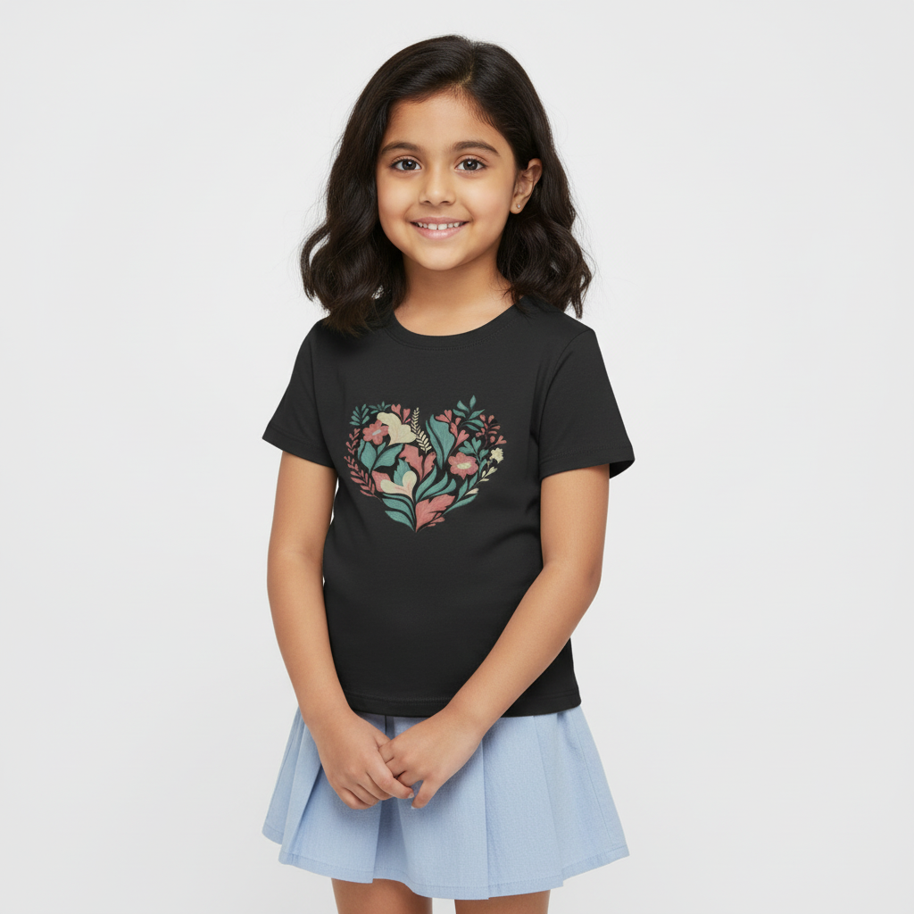 Kid's Girls Regular T-Shirt