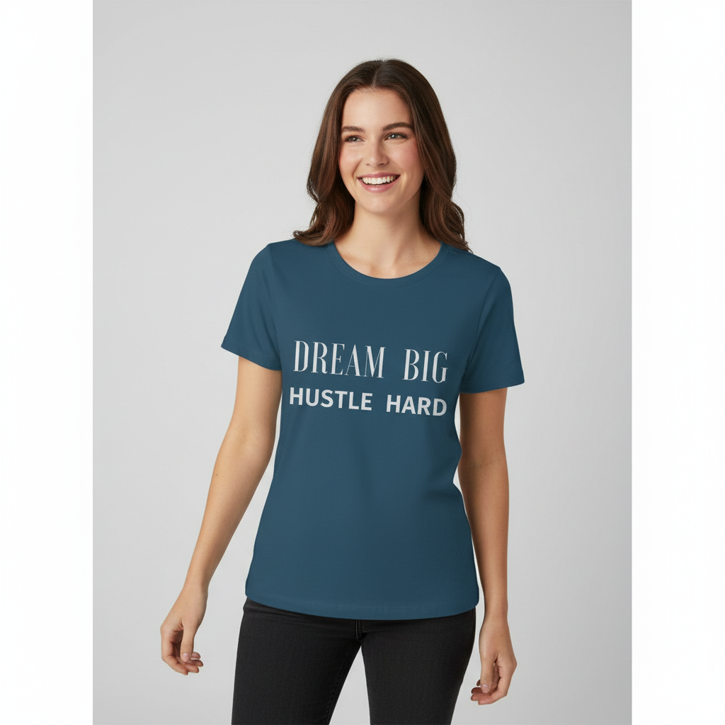 Women's Regular T-shirt Dream Big Print