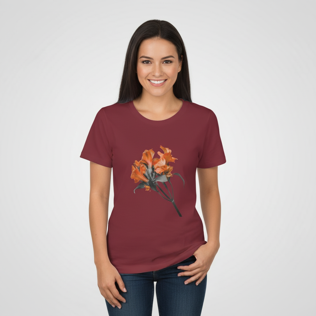 Women's Regular T-shirt Floral Print
