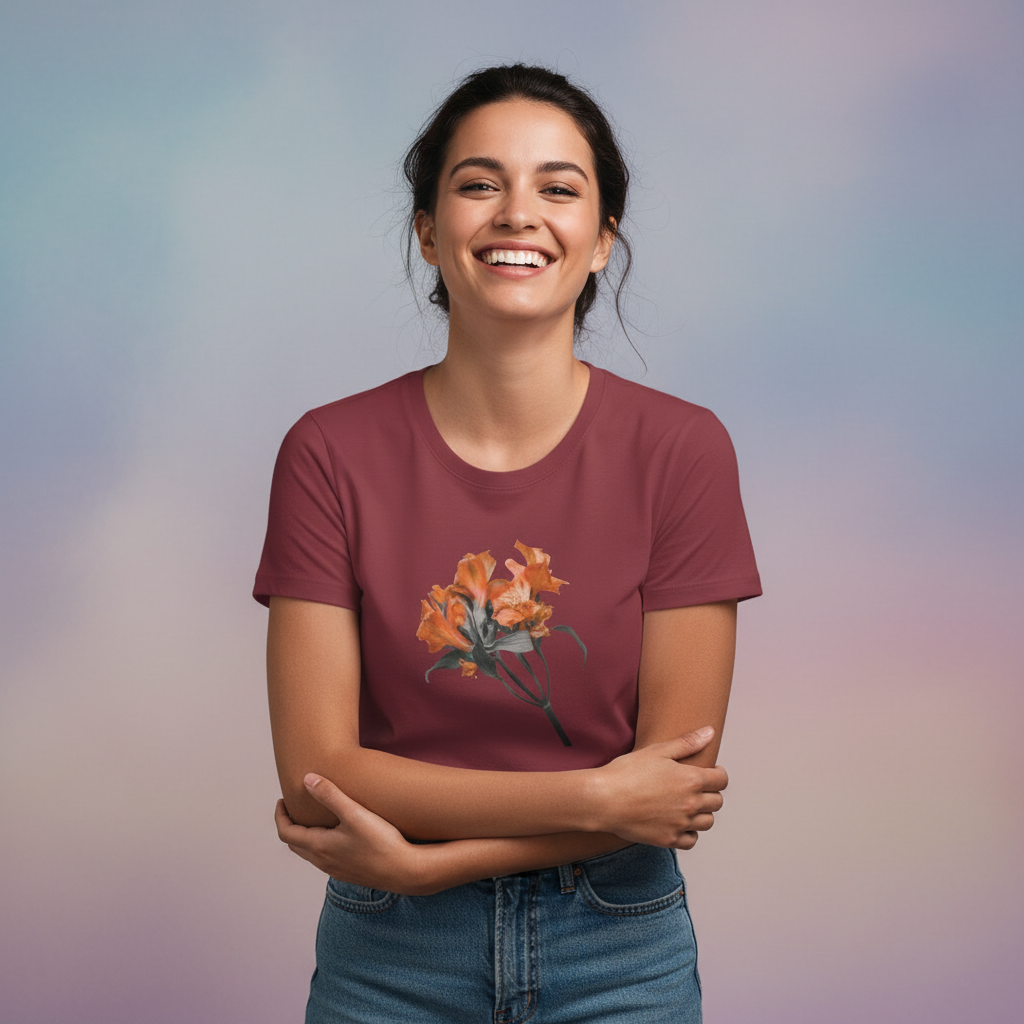 Women's Regular T-shirt Floral Print