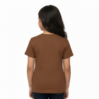 Kid's Girls Regular T-shirt Cat Glasses Print