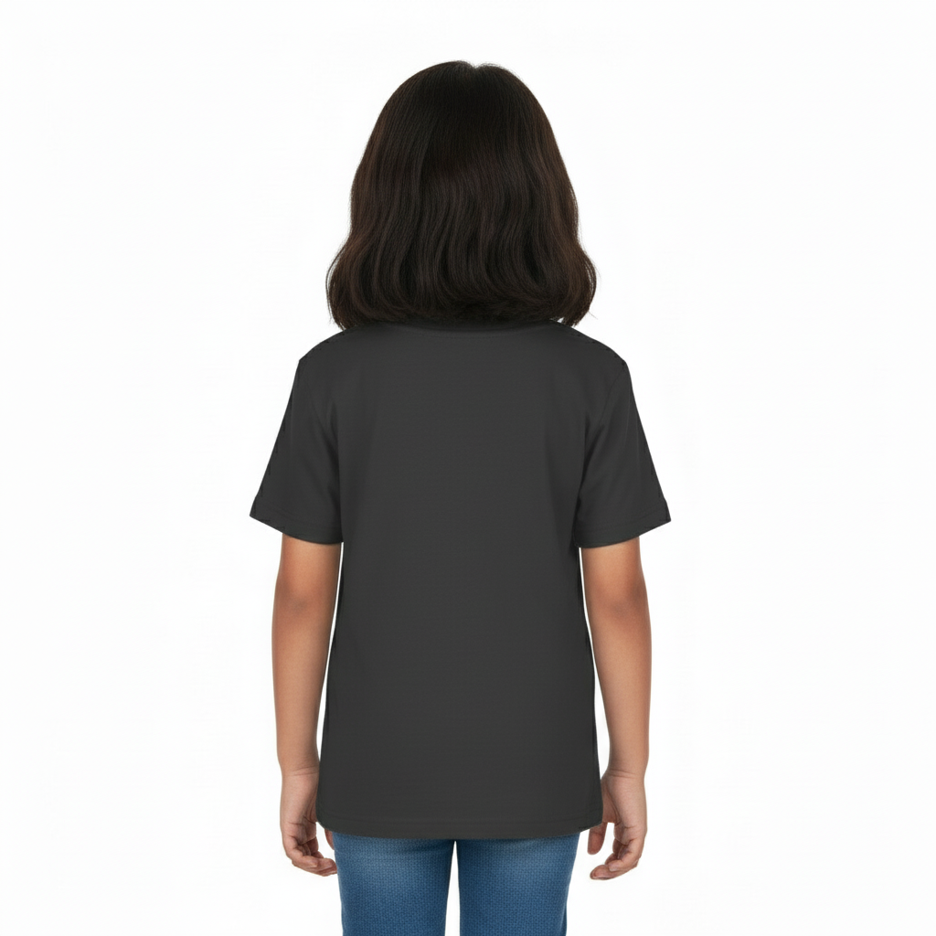 Kid's Girls Regular T-shirt Cat Glasses Print