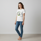 Women's Half Sleeves T-shirt Tree Yoga Print