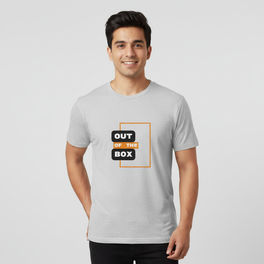 Mens Regular T-shirt Out of the Box Print