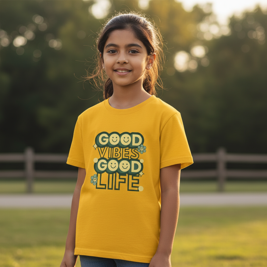 Kid's Girls Short Sleeves T-shirt