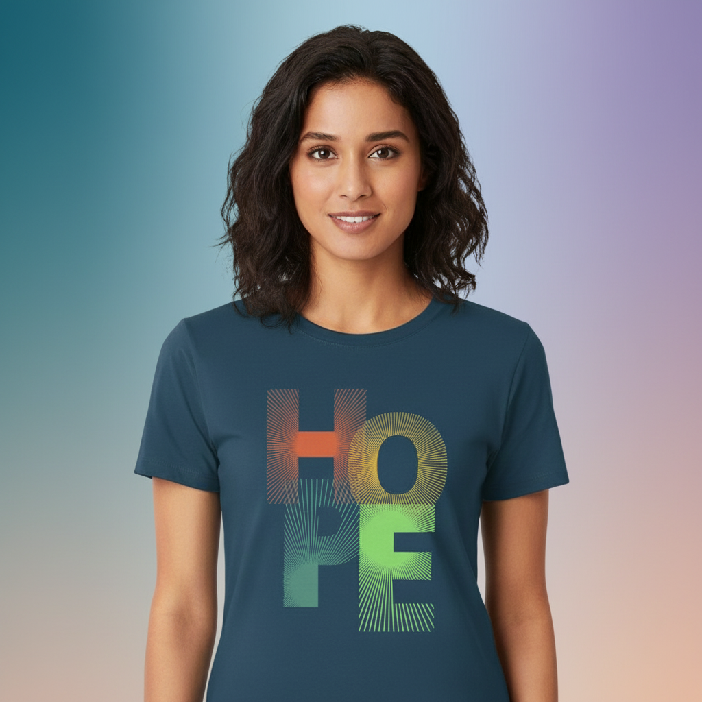 Women's Regular T-shirt Hope Print
