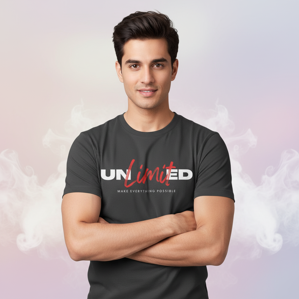 Men's Short Sleeves T-shirt Unlimited Print
