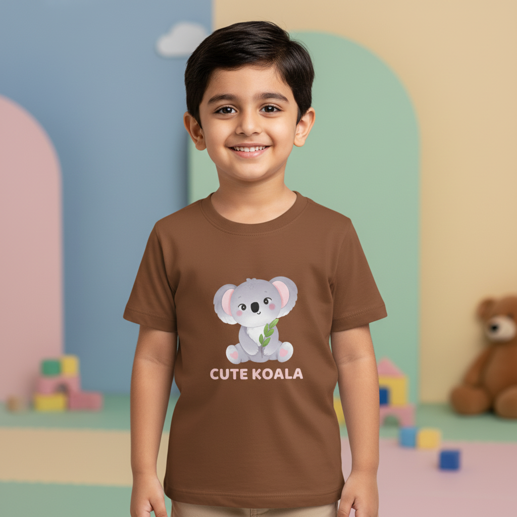 Kid's Toddler's T-shirt Cute Koala Print