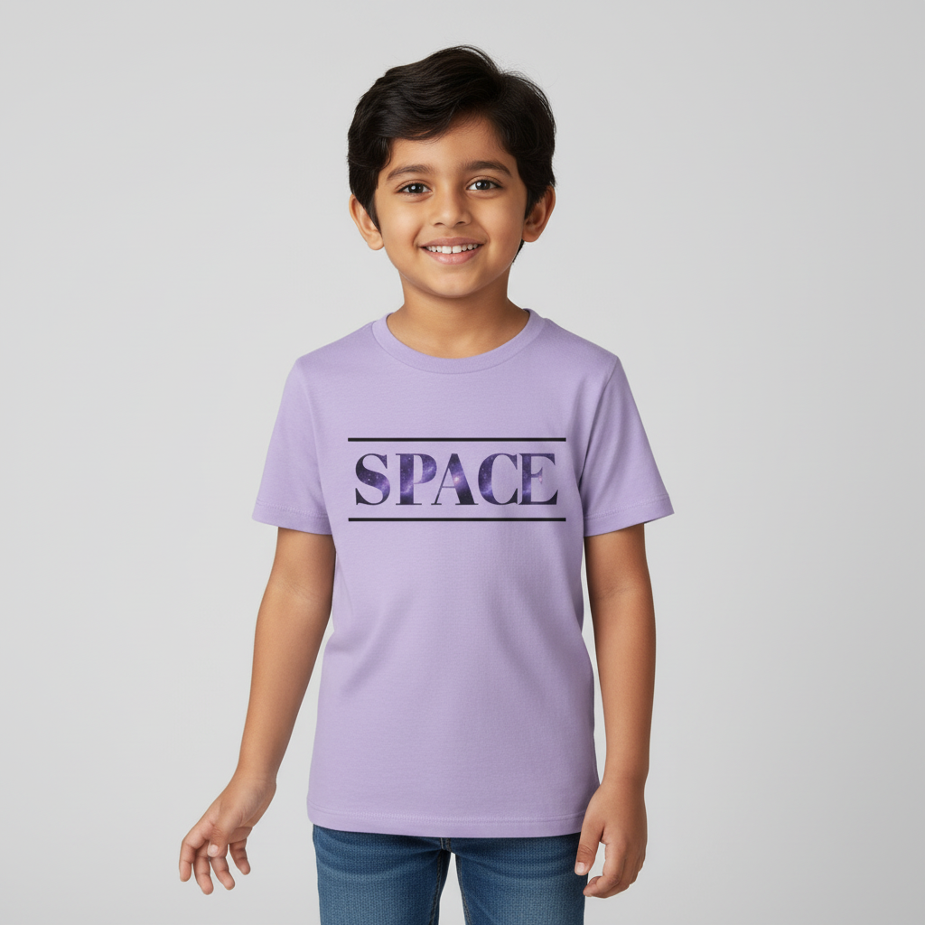 Kid's T-shirt Space Print