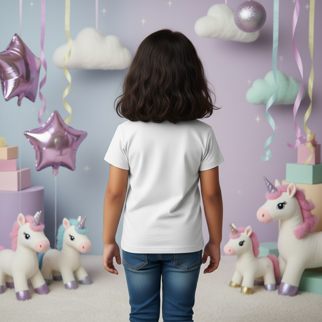 Kid's Girls T-shirt Unicorn Print