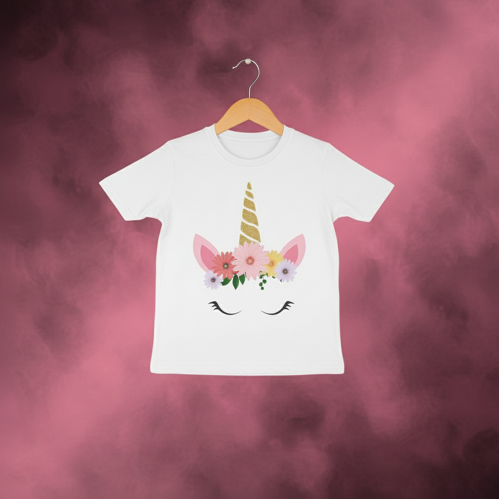 Kid's Girls T-shirt Unicorn Print