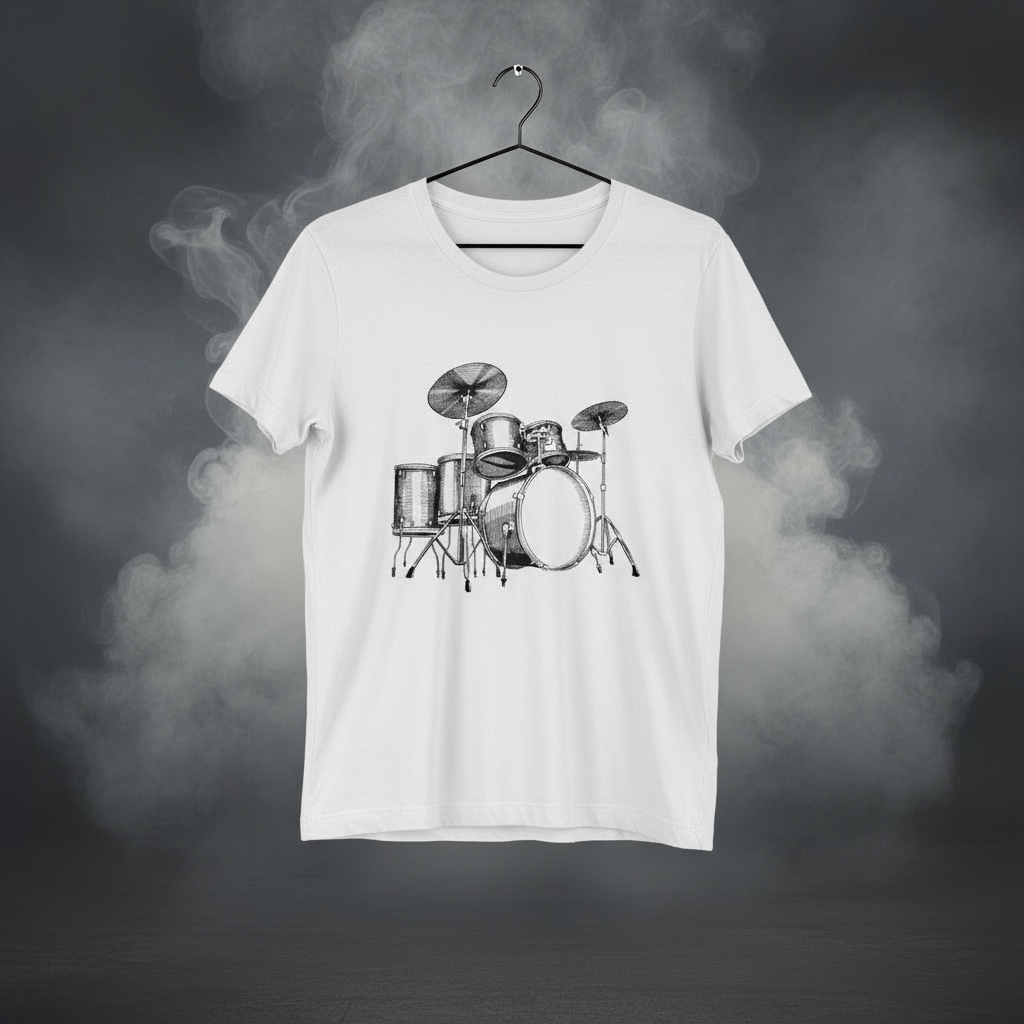 Men's T-shirt Musical Instrument Print