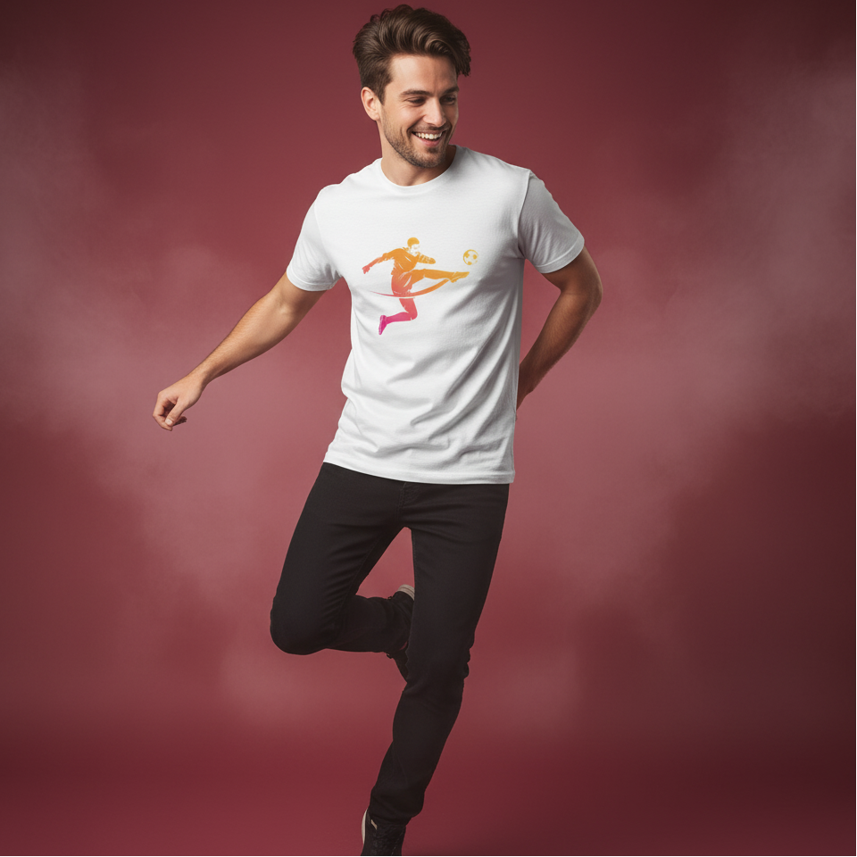 Men's Short Sleeves T-shirt Sports Print