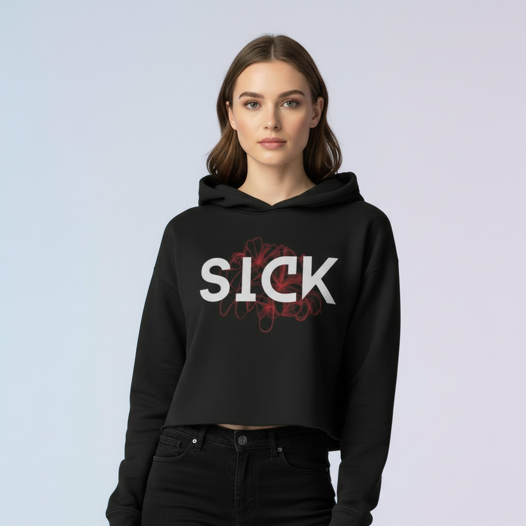 Womens Crop Hoodie